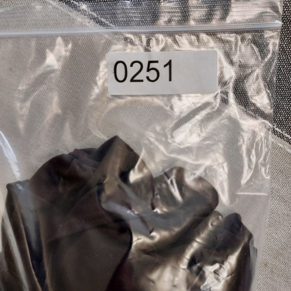 Elementz Brown Dress Medium V-Neck Tie Front Flutter Sleeve Polyester Blend - Picture 10 of 10